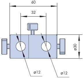 PJ04-12 PJ04-(12-20) PJ04-20 萬(wàn)向交叉桿架 交叉連接桿