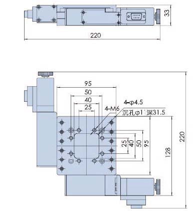 PT-XY15 電動整體組合臺 雙軸滑臺 位移臺 電動雙軸平移臺 行程15 PT-XY15 電動整體組合臺 雙軸滑臺 位移臺 電動雙軸平移臺 行程15