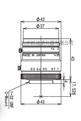 kowa鏡頭 LM35HC-SW 1英寸近紅外/短波紅外鏡頭 顯微鏡物鏡35mm kowa鏡頭 LM35HC-SW 1英寸近紅外/短波紅外鏡頭 顯微鏡物鏡35mm