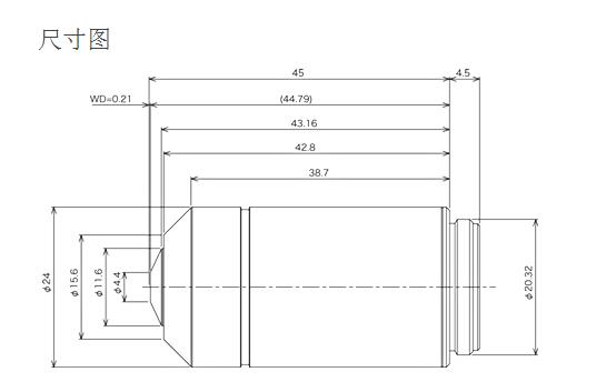 奧林巴斯物鏡 平場消色差透鏡 MPLN