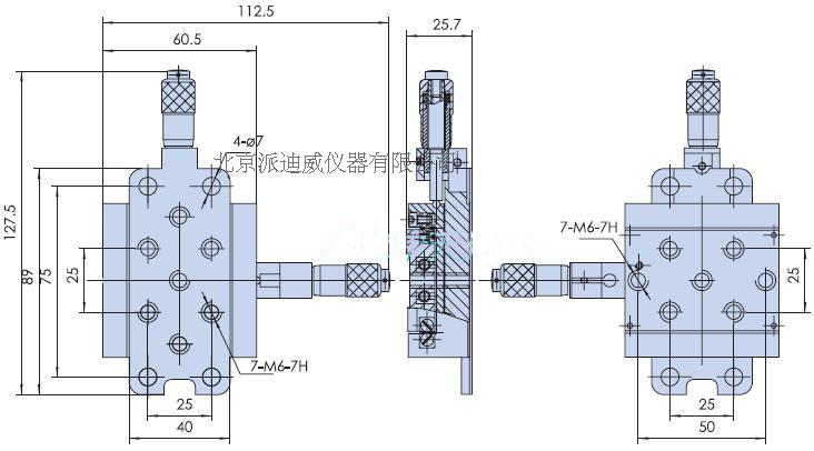 PT-XZ13 高精度型手動(dòng)整體平移臺(tái) PT-XZ13 高精度型手動(dòng)整體平移臺(tái)