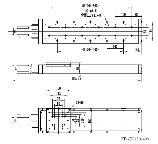 PT-GD150 高精度電動平移臺 電動滑臺 電動移動臺 平移臺 一維臺 PT-GD150 高精度電動平移臺 電動滑臺 電動移動臺 平移臺 一維臺