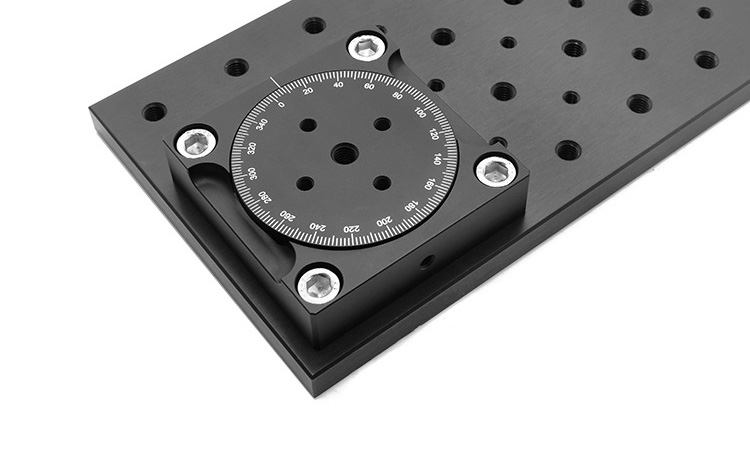 手動旋轉位移臺R軸微調底板光學實驗旋轉安裝座 PT-SD78