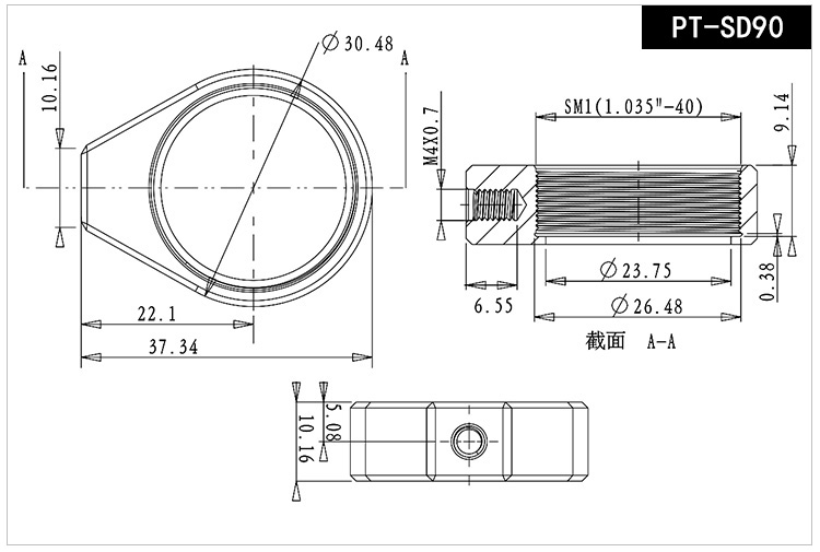 固定式透鏡安裝座光學(xué)鏡架鏡片夾持光具座固定環(huán)濾鏡座 PT-SD90 固定式透鏡安裝座光學(xué)鏡架鏡片夾持光具座固定環(huán)濾鏡座 PT-SD90