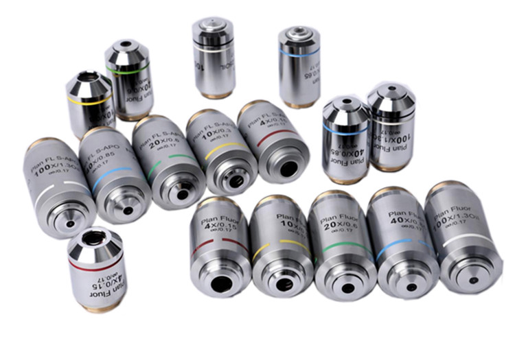 經濟型平場無限遠生物物鏡4X/10X/40X/100X