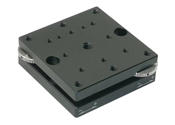 手動(dòng)二維傾斜平臺(tái)高強(qiáng)度鋁合金微調(diào)位移滑臺(tái)PT-QX13