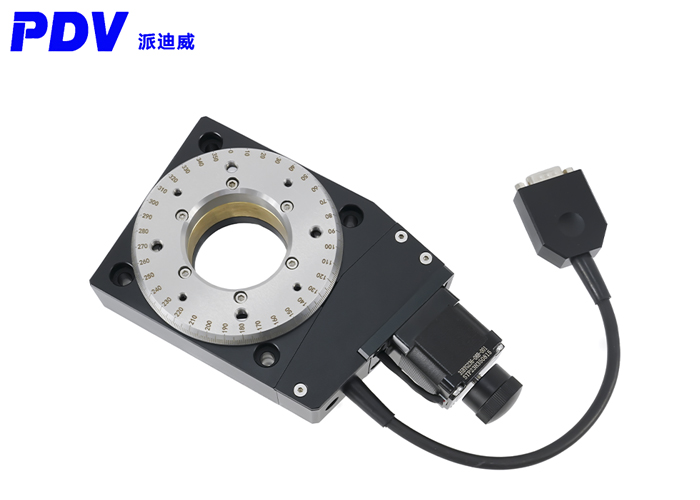 精密型電動(dòng)旋轉(zhuǎn)臺(tái) 360°中空轉(zhuǎn)臺(tái)  光學(xué)實(shí)驗(yàn)位移臺(tái)  PT-GD95A120 