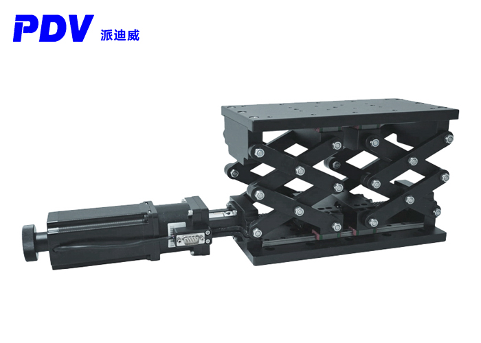 PT-GD2513剪式電動升降臺承載50公斤行程150mm臺面尺寸250×135mm