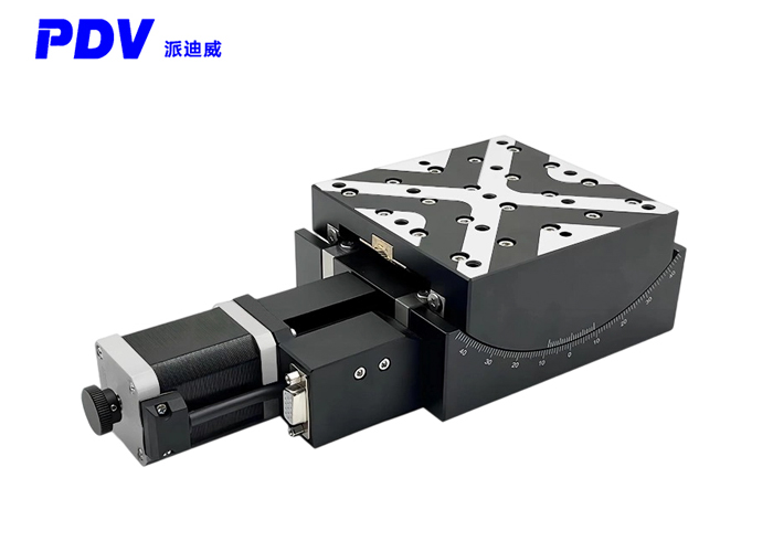 PT-GD145高精度電動(dòng)角度俯仰臺(tái) 蝸輪蝸桿大行程大負(fù)載位移滑臺(tái)