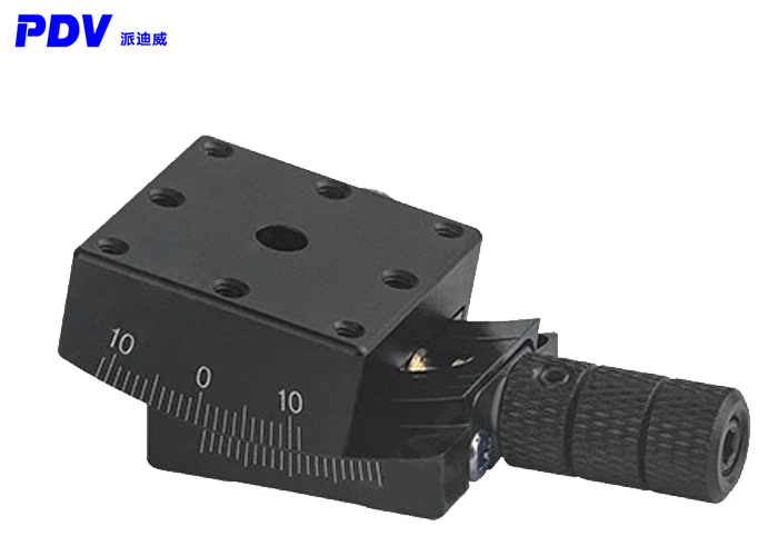 手動(dòng)角位臺(tái)相機(jī)光學(xué)調(diào)整架微調(diào)弧形滑臺(tái)俯仰臺(tái)尺寸25×25 40×40