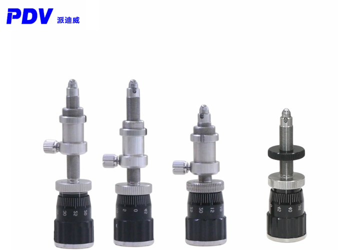 精密差分微分頭\測(cè)微頭\調(diào)節(jié)器\分厘卡\促動(dòng)器\超高精度2.5μm\圈